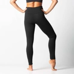 Malla Legging Largo Térmico Con Protector De La Zona Íntima Mujer Elva Negro -Fitness Tienda malla legging largo termico con protector de la zona intima mujer elva negro 1