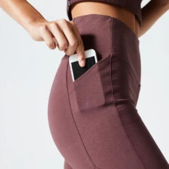 Mallas 7/8 Fitness 520 Mujer Marrón Caoba -Fitness Tienda mallas 78 fitness 520 mujer marron caoba 3