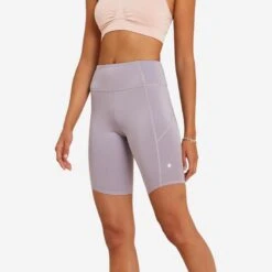 Mallas Ciclista Yoga Compresión Mujer Kimjaly Dyn Negro -Fitness Tienda mallas ciclista yoga compresion mujer kimjaly dyn violeta