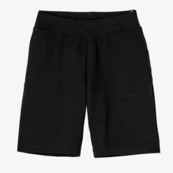 Mallas Short Fitness Algodón Recto Con Bolsillo Mujer Domyos Negro -Fitness Tienda mallas short fitness algodon recto con bolsillo mujer domyos negro 4