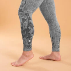 Mallas Yoga Estampado Ginko Mujer Kimjaly Dyn Gris -Fitness Tienda mallas yoga estampado ginko mujer kimjaly dyn gris 1