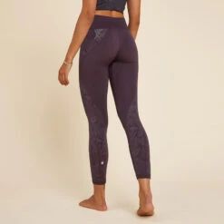 Mallas Yoga Tobillera Mujer Kimjaly Violeta Sin Costuras -Fitness Tienda mallas yoga tobillera mujer kimjaly violeta sin costuras 1