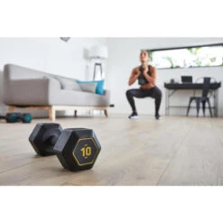 Mancuerna 10 Kg Hexagonal Dumbbell Musculación Cross Training Corength -Fitness Tienda mancuerna 10 kg hexagonal dumbbell musculacion cross training corength 3