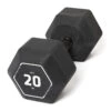 Mancuerna 20 Kg Hexagonal Dumbbell Musculación Cross Training Corength