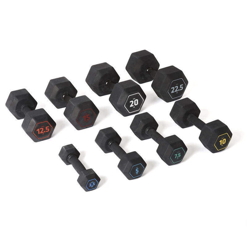 Mancuerna 2,5 Kg Hexagonal Dumbbell Musculación Cross Training Corength 5 Mancuerna 2,5 Kg Hexagonal Dumbbell Musculación Cross Training Corength - Imagen 3