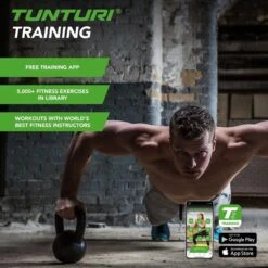 Tunturi Mancuerna De Hierro Fundido - 12 Kg 8 Tunturi Mancuerna De Hierro Fundido - 12 Kg -Fitness Tienda mancuerna de hierro fundido 12 kg 1