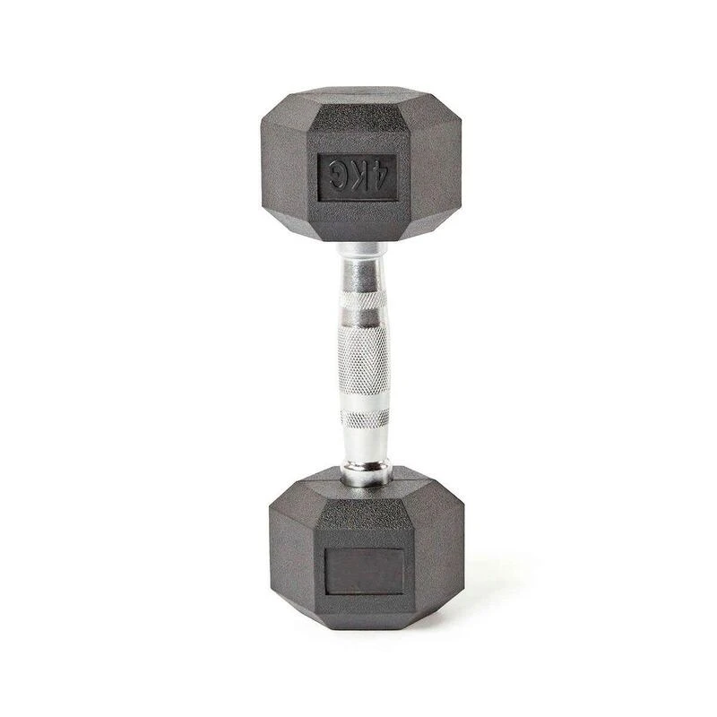MANCUERNA HEXAGONAL DUMBBELL 4 KG (Sin Logo) 4 MANCUERNA HEXAGONAL DUMBBELL 4 KG (Sin Logo) - Imagen 2