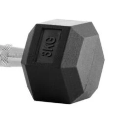 Mancuernas De Goma Hexagonales 3kg (par) Bodytone -Fitness Tienda mancuernas de goma hexagonales 3kg par bodytone 3