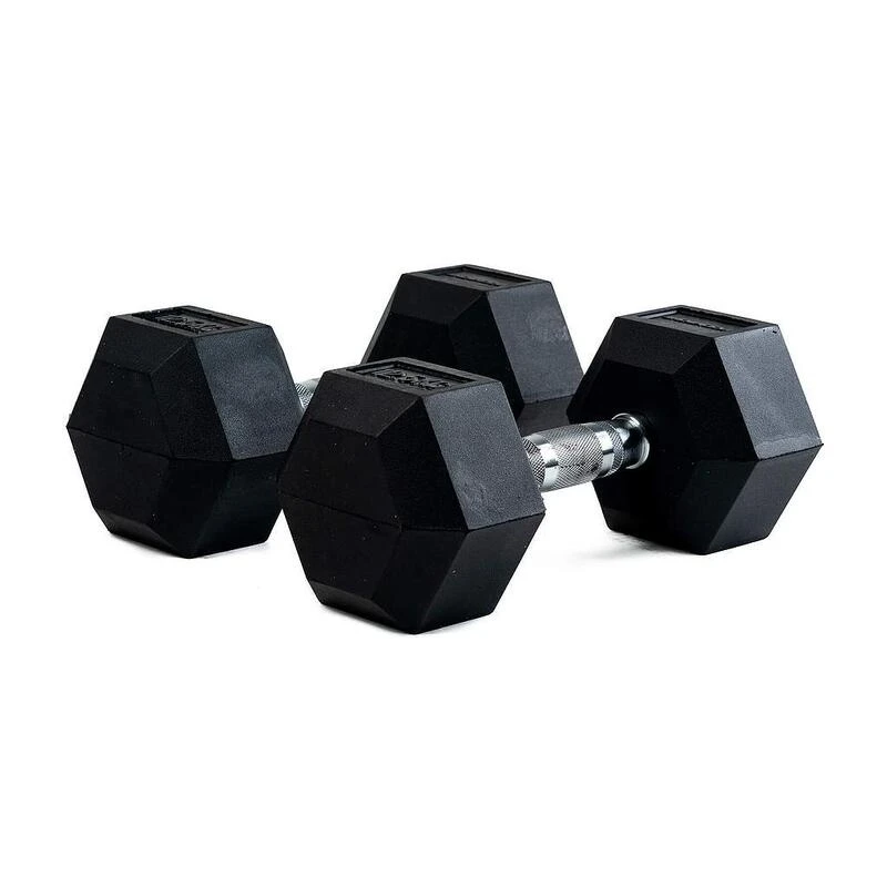 BODYTONE Mancuernas De Goma Hexagonales Profesionales 12Kg 3 BODYTONE Mancuernas De Goma Hexagonales Profesionales 12Kg