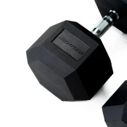 BODYTONE Mancuernas De Goma Hexagonales Profesionales 15Kg -Fitness Tienda mancuernas de goma hexagonales profesionales 15kg 3