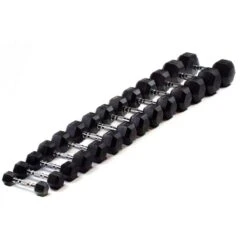 MANCUERNAS HEXAGONALES 1KG (PAR) MUSCULACIÓN CROSS TRAINING -Fitness Tienda mancuernas hexagonales 1kg par musculacion cross training 3