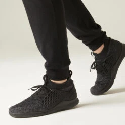 Pantalón Chándal Fitness Algodón Recto Hombre Domyos 120 Negro -Fitness Tienda pantalon chandal fitness algodon recto hombre domyos 120 negro 4