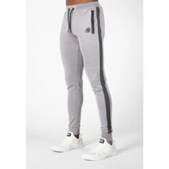 Pantalón Chándal Fitness Largo Hombre GORILLA WEAR Sullivan Negro -Fitness Tienda pantalon chandal fitness largo hombre gorilla wear sullivan gris