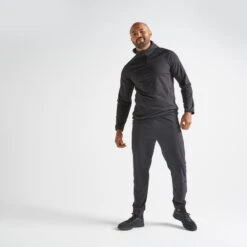 Pantalón Chándal Hombre Fitness Domyos FIT 500 Negro -Fitness Tienda pantalon chandal hombre fitness domyos fit 500 negro 2