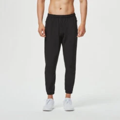 Pantalón Chándal Hombre Fitness Domyos FIT 500 Negro