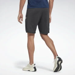 Reebok Pantalón Corto Workout Ready Mélange -Fitness Tienda pantalon corto workout ready melange 3