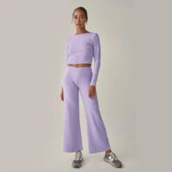 Pantalón Deportivo Feline Wide De Mujer Black Limba -Fitness Tienda pantalon deportivo feline wide de mujer black limba 3