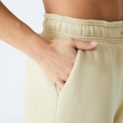 Pantalón Jogger Fitness 520 Mujer Beis Holgado -Fitness Tienda pantalon jogger fitness 520 mujer beis holgado 3