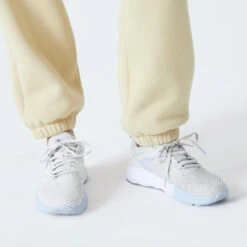 Pantalón Jogger Fitness 520 Mujer Beis Holgado -Fitness Tienda pantalon jogger fitness 520 mujer beis holgado 4