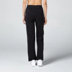 Pantalón Jogger Fitness Corte Ancho Mujer Domyos 120 Negro -Fitness Tienda pantalon jogger fitness corte ancho mujer domyos 120 negro 4