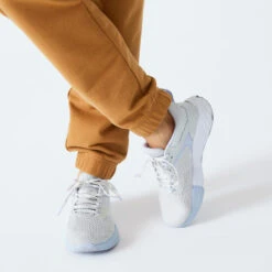 Pantalón Jogger Fitness Regular Algodón Mujer Domyos Avellana -Fitness Tienda pantalon jogger fitness regular algodon mujer domyos avellana 4