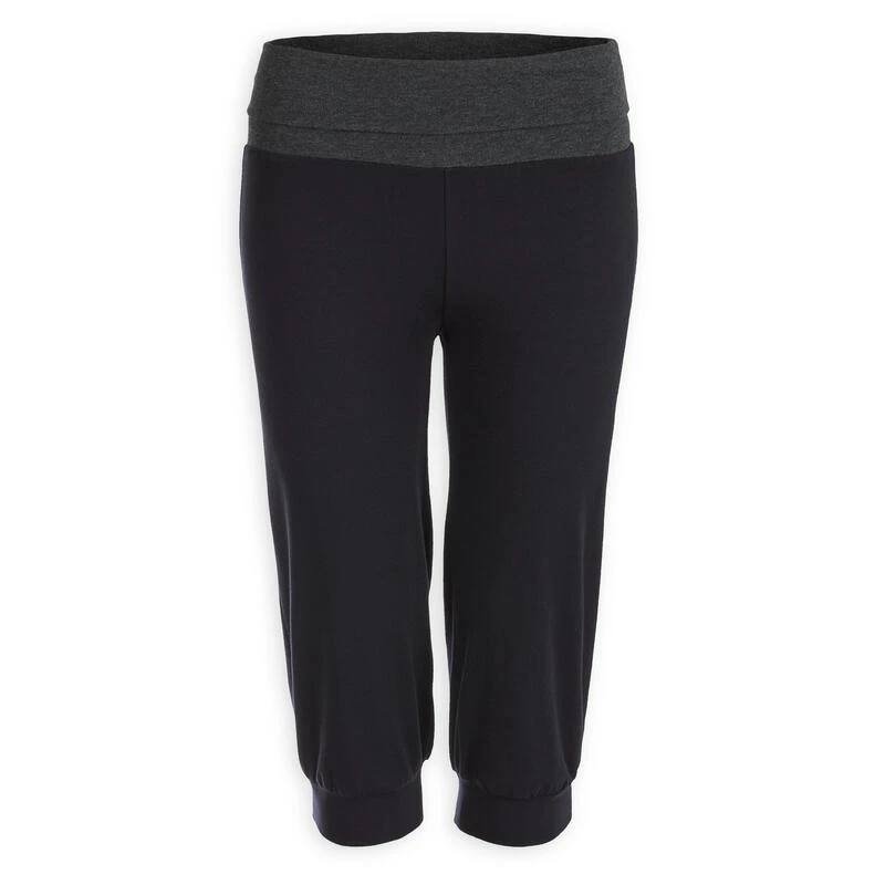 Pantalones Pirata Comfort Yoga Embarazada Ecofriendly Negro Gris 7 Pantalones Pirata Comfort Yoga Embarazada Ecofriendly Negro Gris - Imagen 5