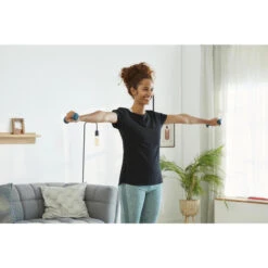 Pesas 2 X 0,5 Kg De Vinilo Fitness Gimnasia En Casa Pilates Nyamba Azul -Fitness Tienda pesas 2 x 05 kg de vinilo fitness gimnasia en casa pilates nyamba azul 2