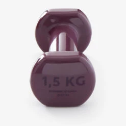 Pesas 2 X 1,5 Kg De Vinilo Fitness Gimnasia En Casa Pilates Nyamba Violeta -Fitness Tienda pesas 2 x 15 kg de vinilo fitness gimnasia en casa pilates nyamba violeta 1