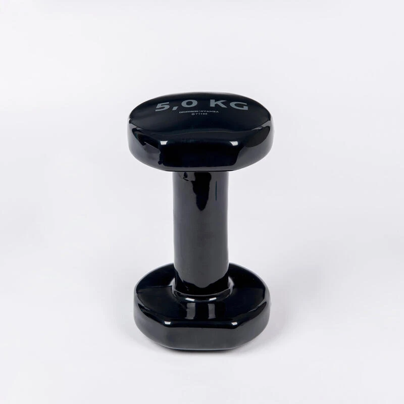 Pesas 2 X 5Kg De Vinilo Fitness Gimnasia En Casa Pilates Nyamba Negro 4 Pesas 2 X 5Kg De Vinilo Fitness Gimnasia En Casa Pilates Nyamba Negro - Imagen 2