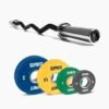 SZ Curl Bar Mini Bumper Plates Set 10 Kg -Fitness Tienda sz curl bar mini bumper plates set 10 kg