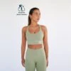 Top Deportivo Fitness Sostenible Poliéster Mujer Fitplanet Seaturtle Verde -Fitness Tienda top deportivo fitness sostenible poliester mujer fitplanet seaturtle verde