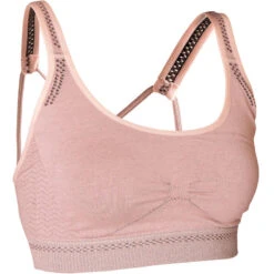 Top Sujetador Deportivo Mujer Comfort Yoga Relleno Extraible Rosa Pastel -Fitness Tienda top sujetador deportivo mujer comfort yoga relleno extraible rosa pastel 2