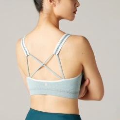 Top Sujetador Deportivo Mujer Comfort Yoga Relleno Extraible Rosa Pastel -Fitness Tienda top sujetador deportivo mujer comfort yoga relleno extraible verde menta