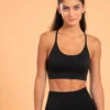 Top-Sujetador Yoga Premium Negro Sin Costuras
